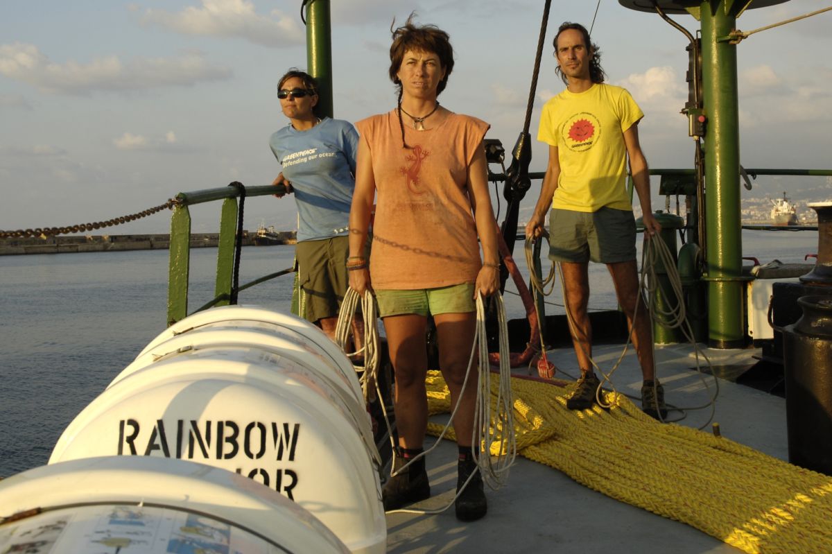 Rainbow Warrio Crew members